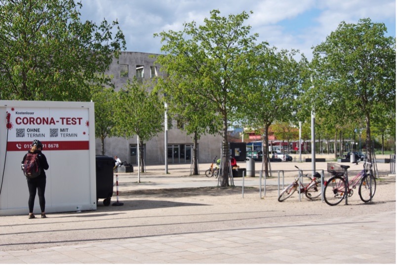 Solarüberdachung Rieselfeld Maria von Rudloff Platz