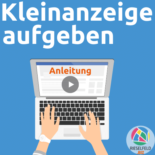 Kleinanzeige aufgeben Anleitung