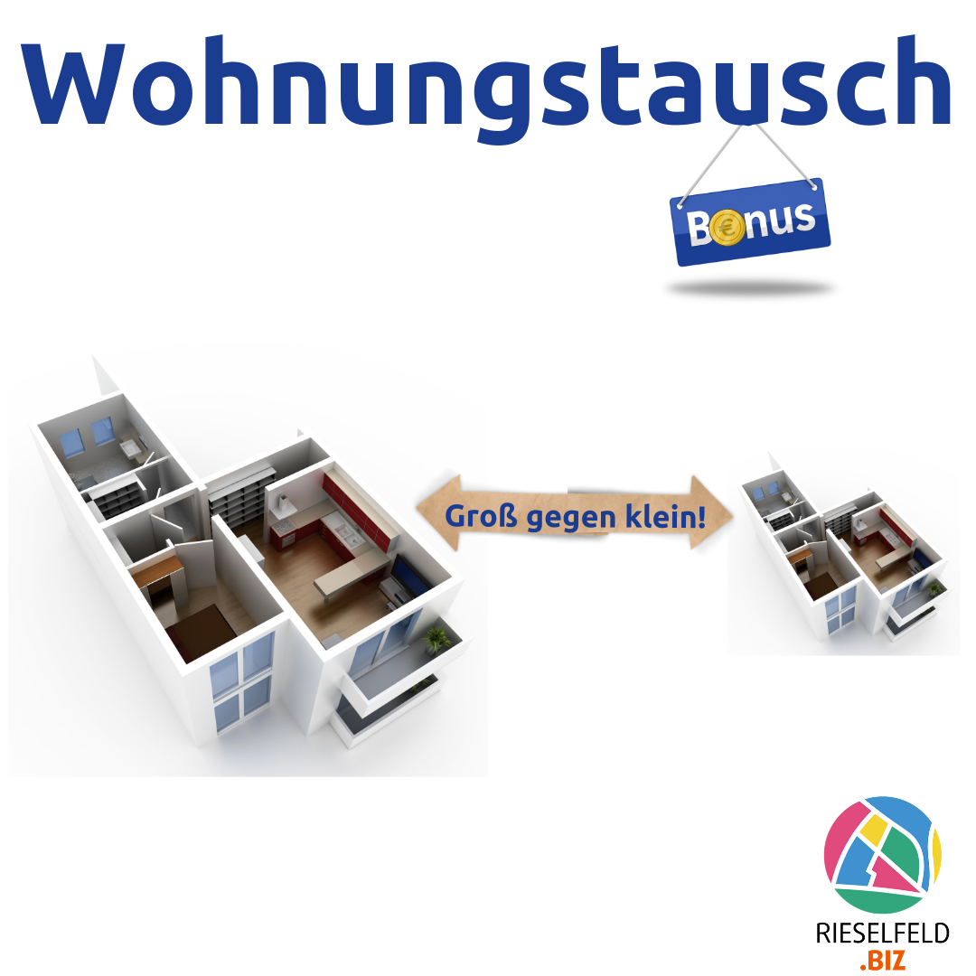 Digitale Wohnungstauschbörse mit Umzugskostenvergütung