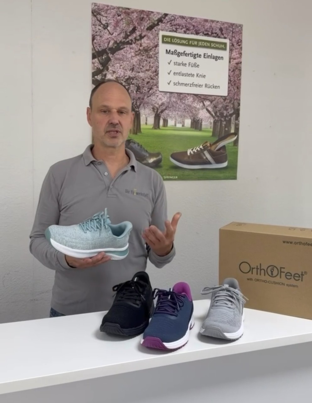 Bequeme Schuhe bei der Fußwerkstatt